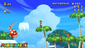 Sparkling Waters — New Super Luigi U walkthrough screenshot