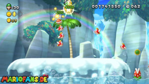 Sparkling Waters — New Super Luigi U walkthrough screenshot