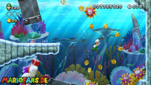Sparkling Waters — New Super Luigi U walkthrough screenshot