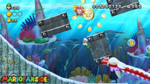 Sparkling Waters — New Super Luigi U walkthrough screenshot