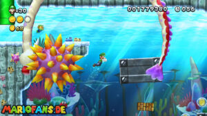 Sparkling Waters — New Super Luigi U walkthrough screenshot