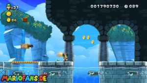 Sparkling Waters — New Super Luigi U walkthrough screenshot