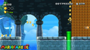 Sparkling Waters — New Super Luigi U walkthrough screenshot
