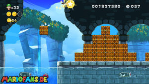 Sparkling Waters — New Super Luigi U walkthrough screenshot