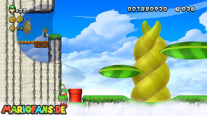 Sparkling Waters — New Super Luigi U walkthrough screenshot