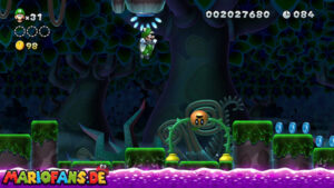 Soda Jungle — New Super Luigi U walkthrough screenshot