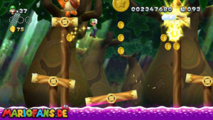 Soda Jungle — New Super Luigi U walkthrough screenshot
