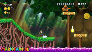 Soda Jungle — New Super Luigi U walkthrough screenshot