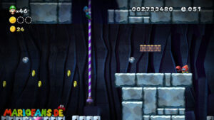 Rock-Candy Mines — New Super Luigi U walkthrough screenshot