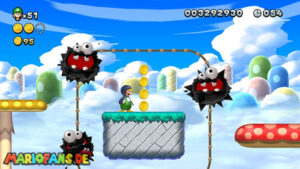Meringue Clouds — New Super Luigi U walkthrough screenshot