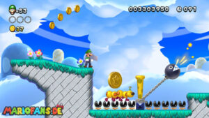 Meringue Clouds — New Super Luigi U walkthrough screenshot