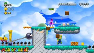 Meringue Clouds — New Super Luigi U walkthrough screenshot