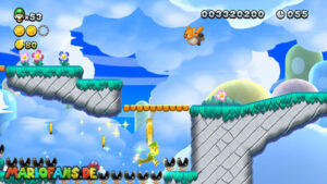Meringue Clouds — New Super Luigi U walkthrough screenshot