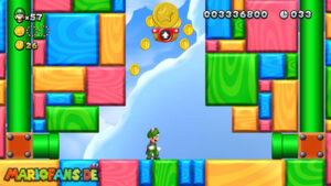 Meringue Clouds — New Super Luigi U walkthrough screenshot