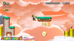Meringue Clouds — New Super Luigi U walkthrough screenshot