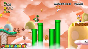 Meringue Clouds — New Super Luigi U walkthrough screenshot