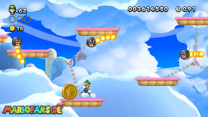 Meringue Clouds — New Super Luigi U walkthrough screenshot