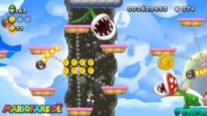 Meringue Clouds — New Super Luigi U walkthrough screenshot