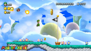 Meringue Clouds — New Super Luigi U walkthrough screenshot