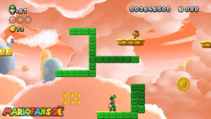 Meringue Clouds — New Super Luigi U walkthrough screenshot