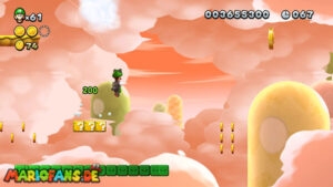 Meringue Clouds — New Super Luigi U walkthrough screenshot