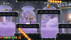 Meringue Clouds — New Super Luigi U walkthrough screenshot
