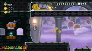 Meringue Clouds — New Super Luigi U walkthrough screenshot