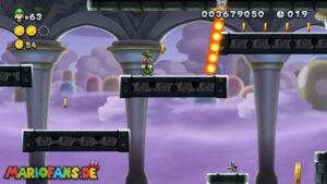 Meringue Clouds — New Super Luigi U walkthrough screenshot