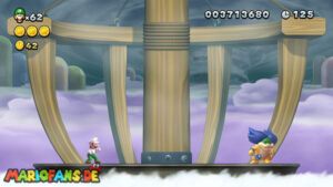 Meringue Clouds — New Super Luigi U walkthrough screenshot