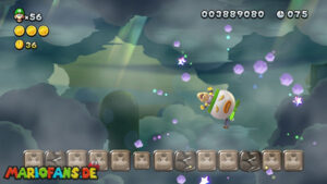 Meringue Clouds — New Super Luigi U walkthrough screenshot