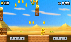 World 2 — New Super Mario Bros. 2 walkthrough screenshot