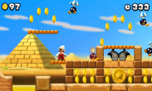 World 2 — New Super Mario Bros. 2 walkthrough screenshot