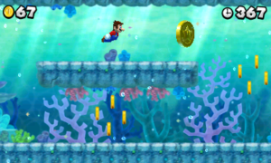 World 3 — New Super Mario Bros. 2 walkthrough screenshot