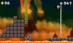 World 6 — New Super Mario Bros. 2 walkthrough screenshot