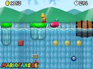 World 3 — New Super Mario Bros. walkthrough screenshot