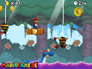 World 4 — New Super Mario Bros. walkthrough screenshot