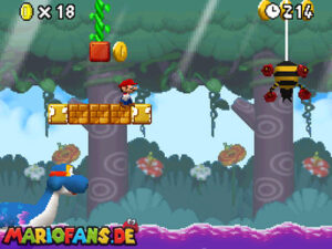 World 4 — New Super Mario Bros. walkthrough screenshot