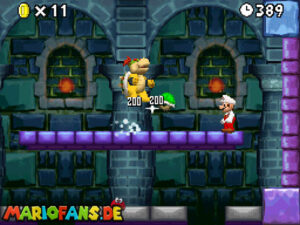 World 4 — New Super Mario Bros. walkthrough screenshot
