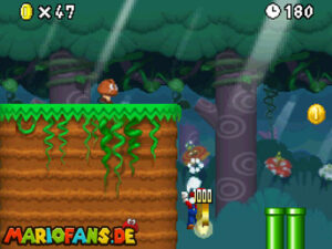 World 4 — New Super Mario Bros. walkthrough screenshot