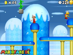 World 5 — New Super Mario Bros. walkthrough screenshot