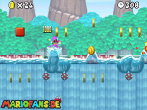 World 6 — New Super Mario Bros. walkthrough screenshot