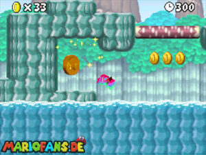 World 6 — New Super Mario Bros. walkthrough screenshot