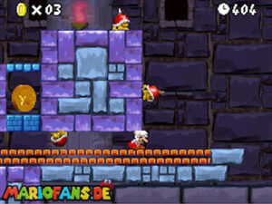 World 6 — New Super Mario Bros. walkthrough screenshot