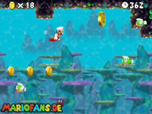 World 6 — New Super Mario Bros. walkthrough screenshot