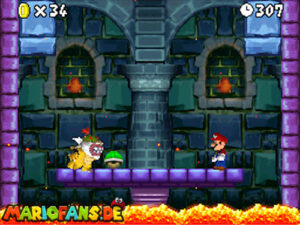 World 8 — New Super Mario Bros. walkthrough screenshot