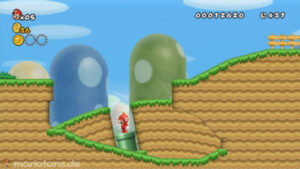 World 1 — New Super Mario Bros. Wii walkthrough screenshot