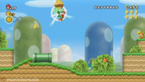 World 1 — New Super Mario Bros. Wii walkthrough screenshot