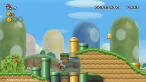 World 1 — New Super Mario Bros. Wii walkthrough screenshot