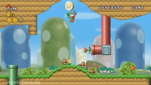 World 1 — New Super Mario Bros. Wii walkthrough screenshot