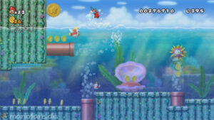 World 1 — New Super Mario Bros. Wii walkthrough screenshot